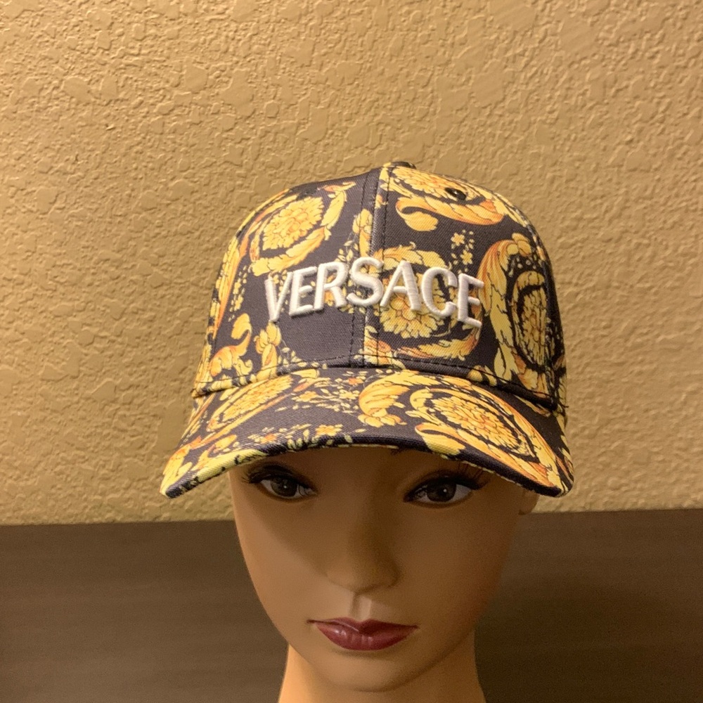 Versace Black and Gold Cap